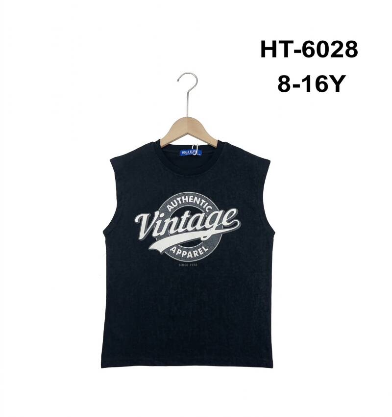 Bluzki chłopięce. Roz 8-16. 1 Kolor Paczka 5 szt. 1